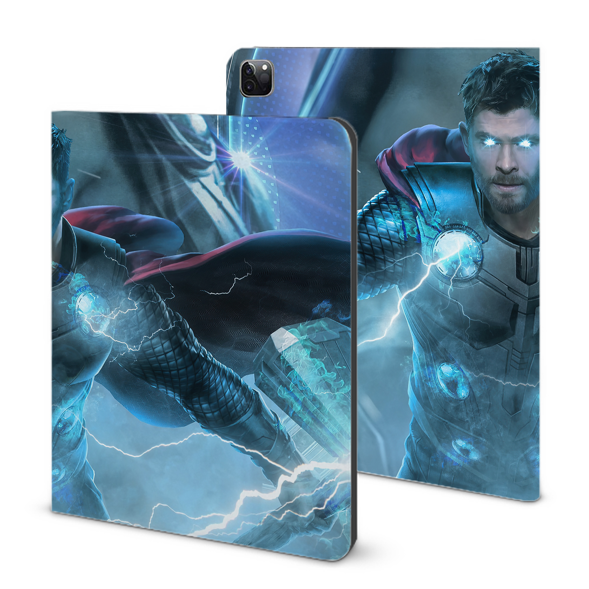 （画像用） アベンジャーズ The Avengers IPad ケース ブック型 PUレザー TPU 耐衝撃 軽量 薄型 ペン収納なし 全面保護 IPad 各モデル対応